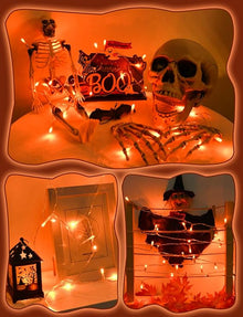 Halloween String Lights Battery Operated with Timer